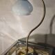 Brass lamp, with white opaline tulip 40x20
