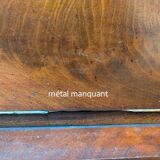 Antique English wooden chest of drawers, 19th century, H127cm