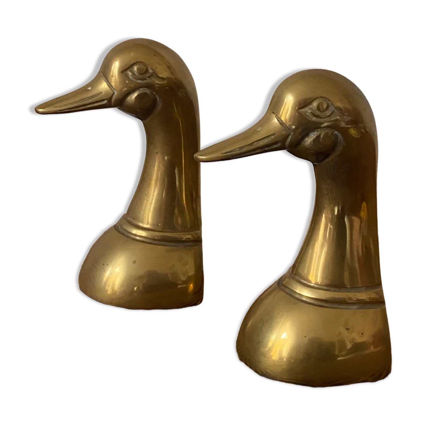 Brass duck head book greenhouse 60s.