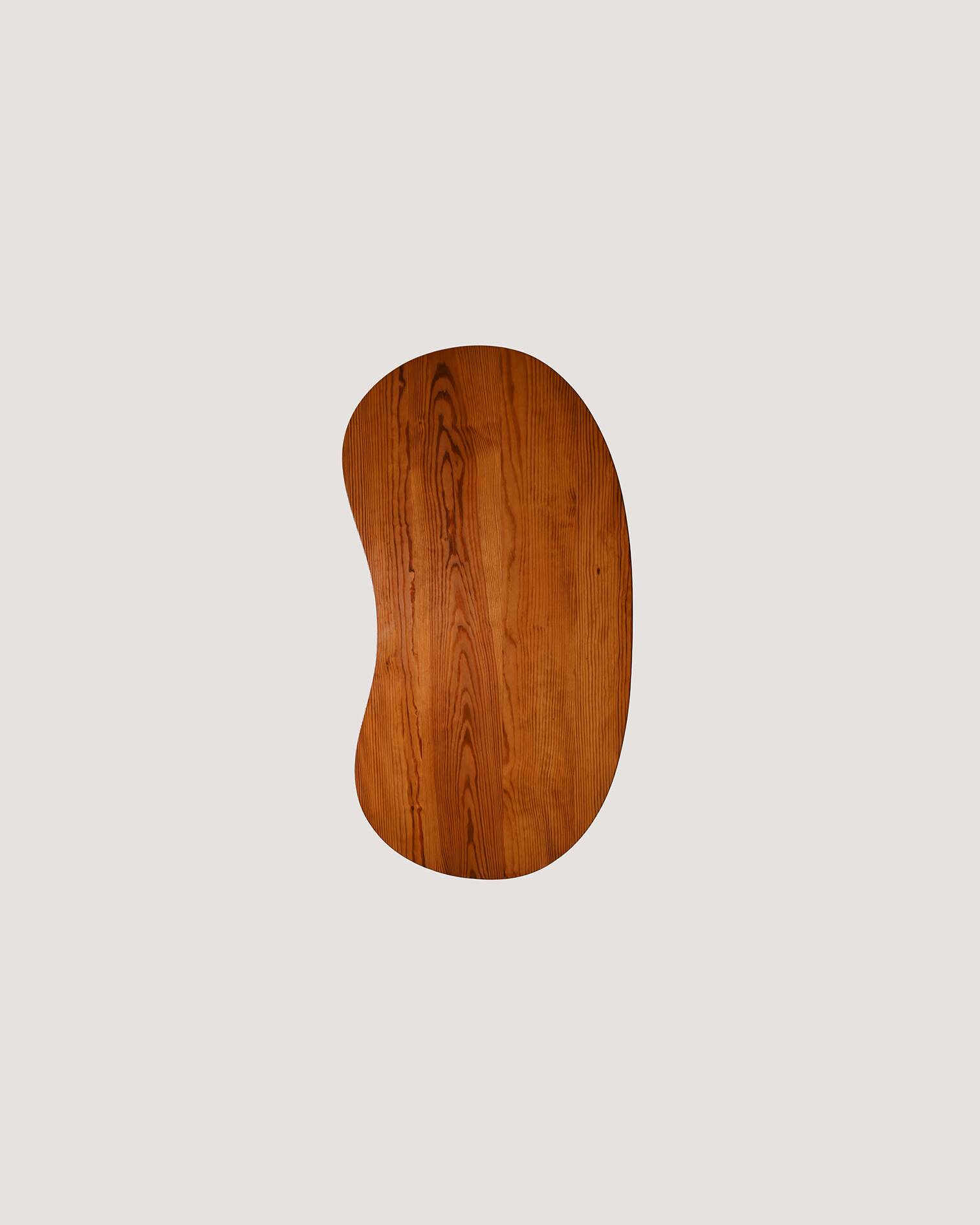 Table de coiffeuse en pin nordique avec étagère, années 1950-60.