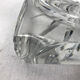 Cut on foot in cut crystal