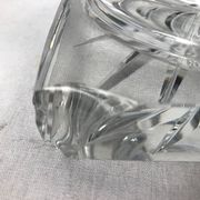Coupe sur pied en cristal taillé