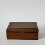 Boîte en bois et laiton, art déco, 1930