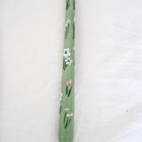 Candle painted with green hand