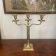 Pair of brass candlesticks