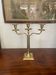 Pair of brass candlesticks