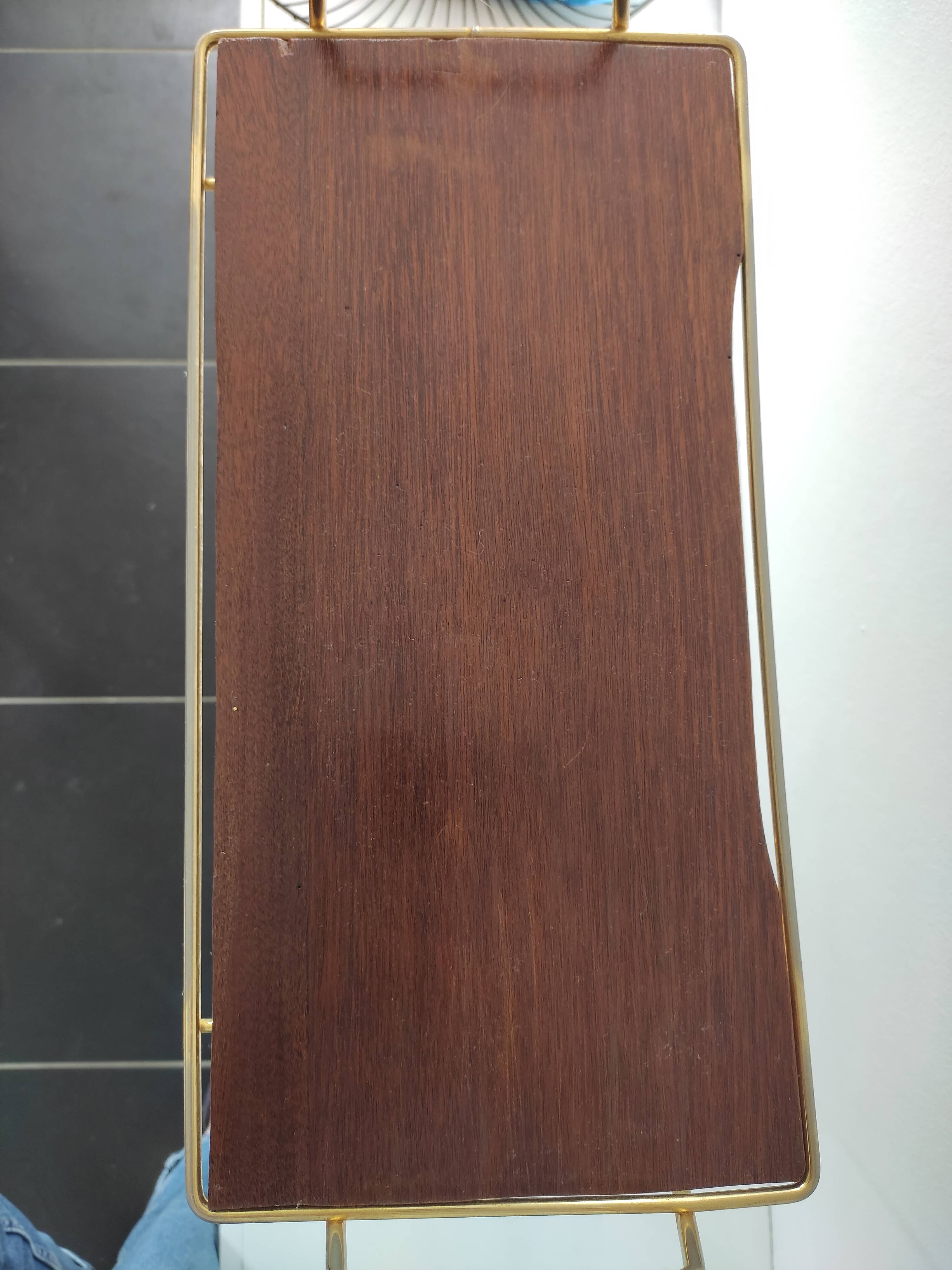 Doors revised brass and wood