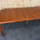 Teak dining table danish design, 60s 70s