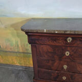 Small mahogany Louis Philippe chest of drawers