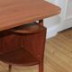Small Scandinavian teak desk by Gunnar Nielsen for Tibergaard 1960