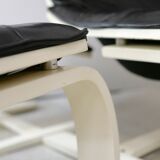 Pair of armchairs and ottomans Nelo Sweden, Sweden, circa 1975