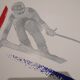 Official Poster Albertville Olympic Games Alpine Ski Ladies