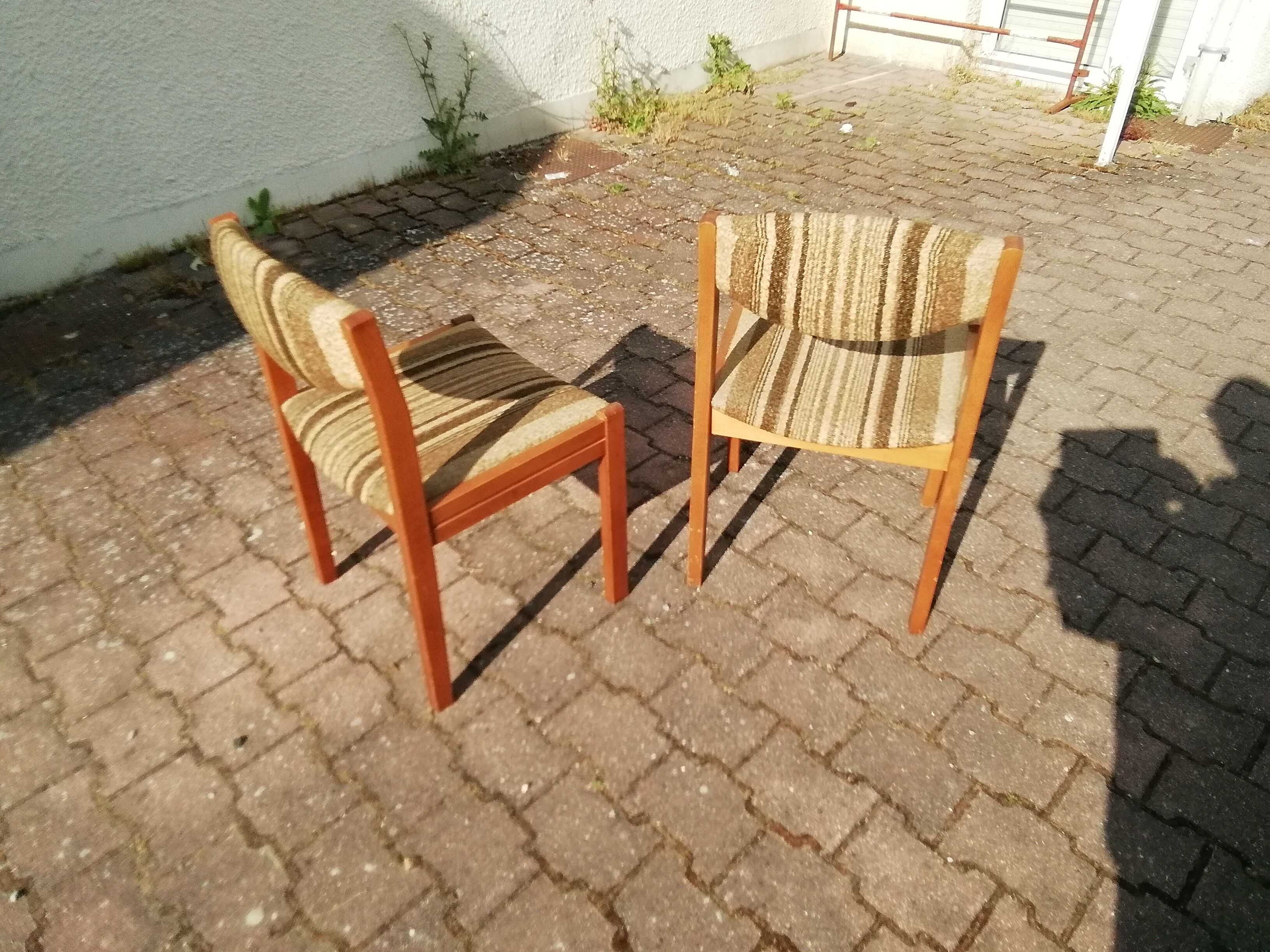 Vintage beech chairs - batch of 2