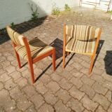 Vintage beech chairs - batch of 2