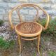 Jacob & Joseph Kohn curved wooden armchair 1940