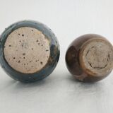 Set of two vintage terracotta vases