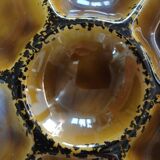 8 old GIEN oyster plates + 2 serving dishes
