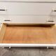 Commode scandinave 1960 3 tiroirs relookées laiton bakélite