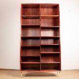 Large Danish high bookshelf in rosewood by Erik Brouer 1960.