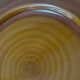 Vintage set of 6 honey brown flat plates from Lunéville.