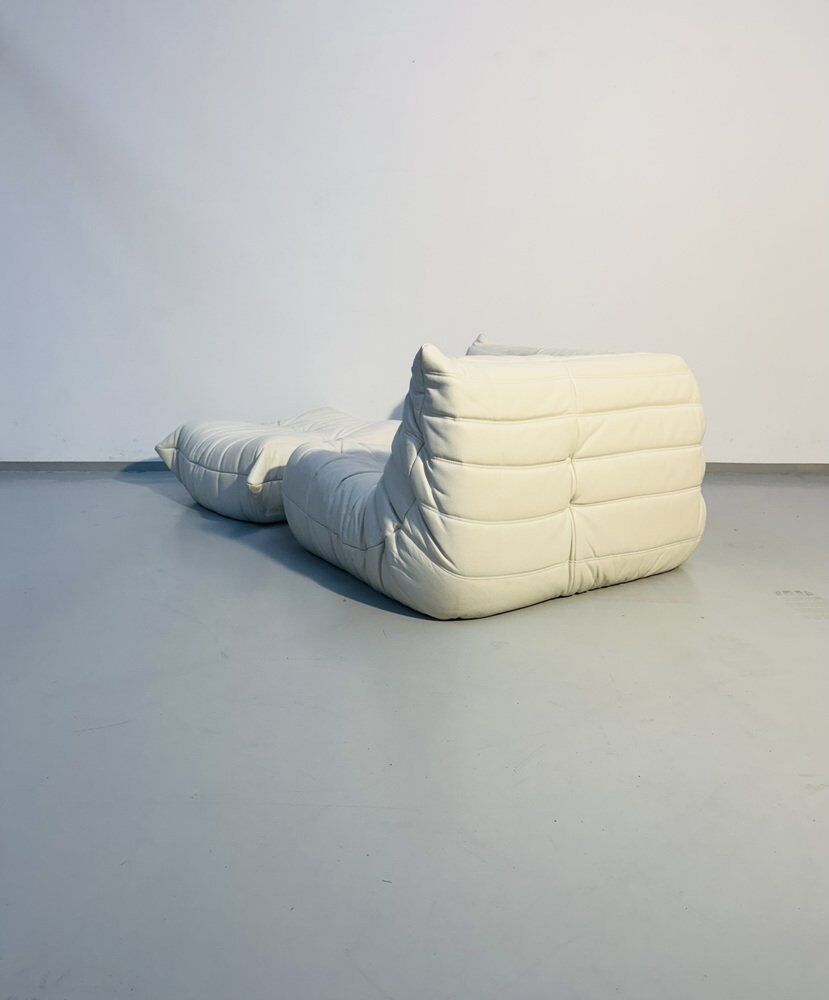 Chaise Togo et ottoman pour Ligne Roset, ensemble de 2