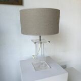 David Lange Lucite Table Lamp