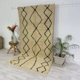 Handmade wool Berber rug 250 X 132 CM