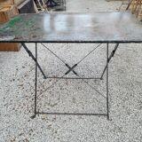 Antique folding garden table