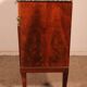 small jump commode in mahogany in Empire style