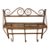 Vintage bamboo and rattan wall coat rack