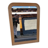 Raw oak mirror in Louis-Philippe style 119x89cm