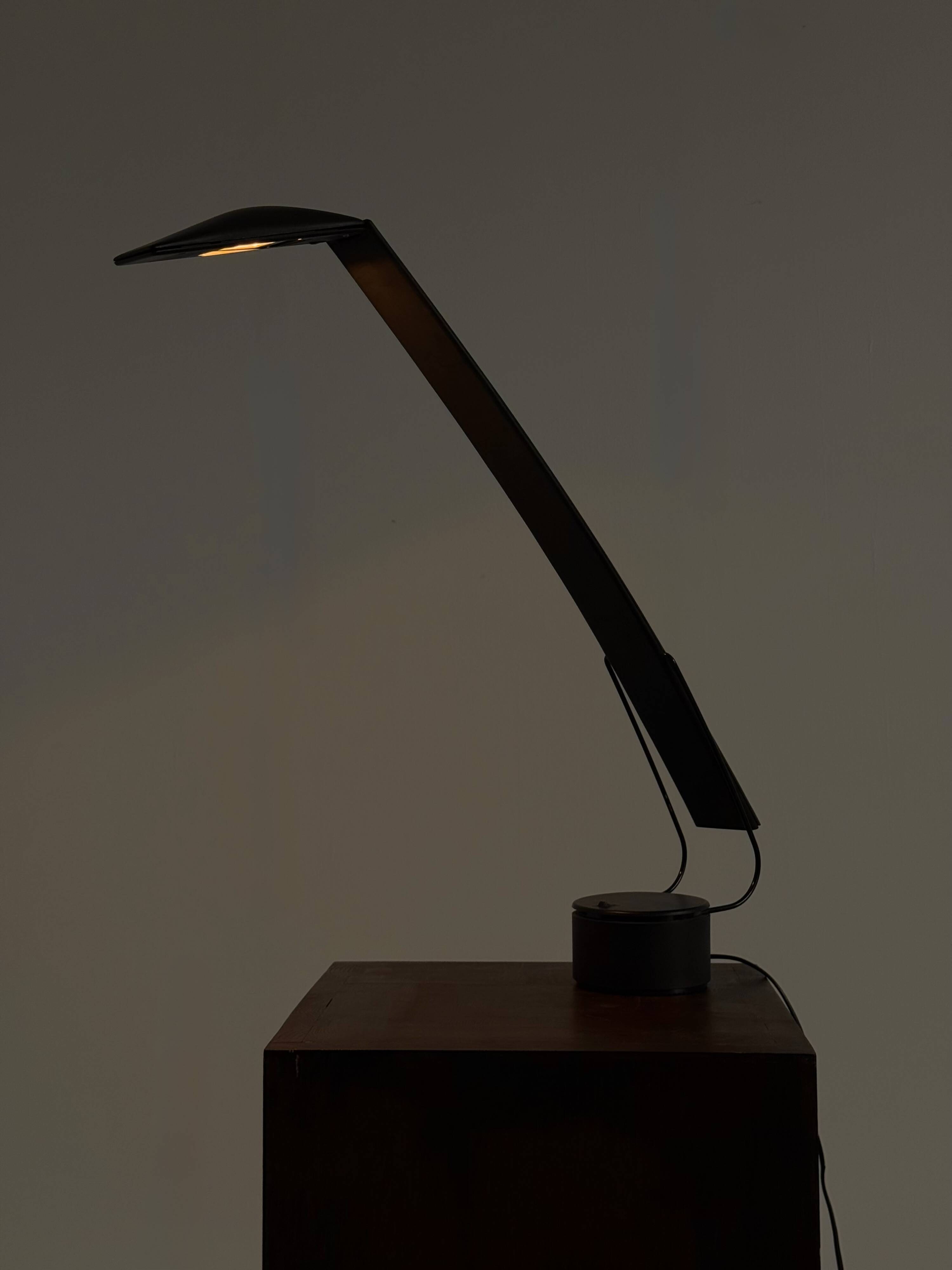 Dove Desk Lamp in Black by Marco Colombo & Mario Barbaglia for PAF Studio