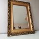 Beautiful French vintage mirror in gilded wood from the 60s