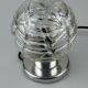 60s 70s table lamp bedside lamp chrome Doria glass space age design