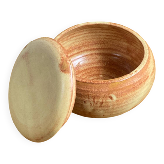 Sugar bowl, glazed stoneware sweet jar