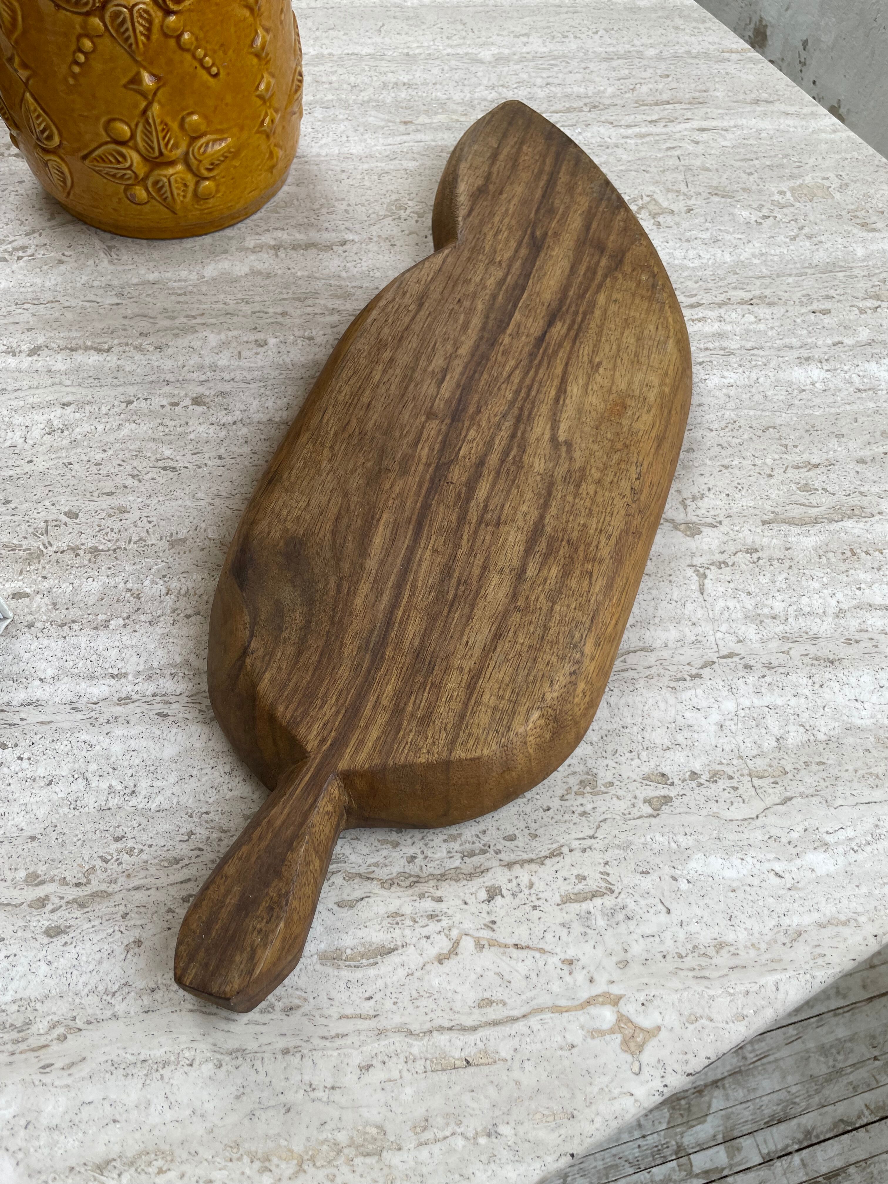 Antique wooden dish