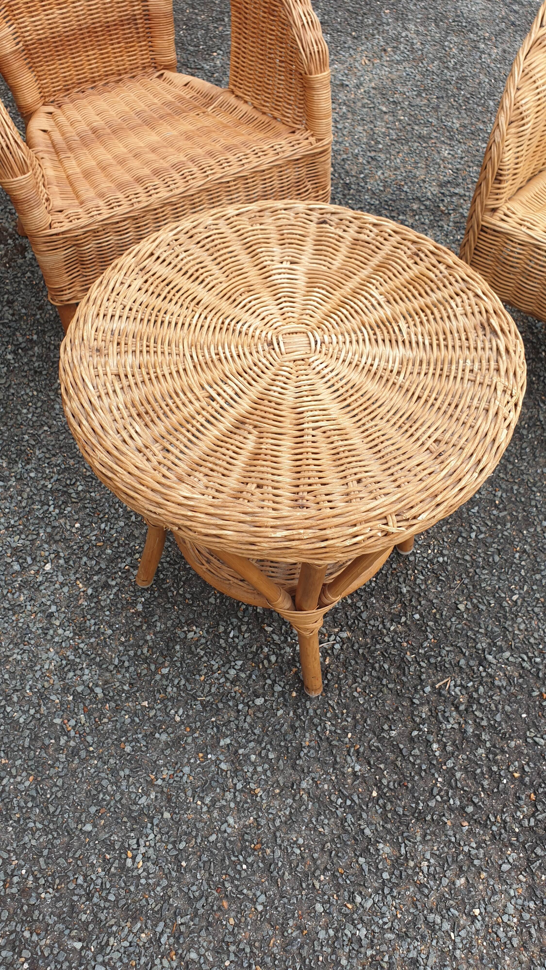 Rattan lounge for children