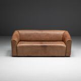 De Sede DS-47 bullhide leather sofa, Switzerland, 1970s