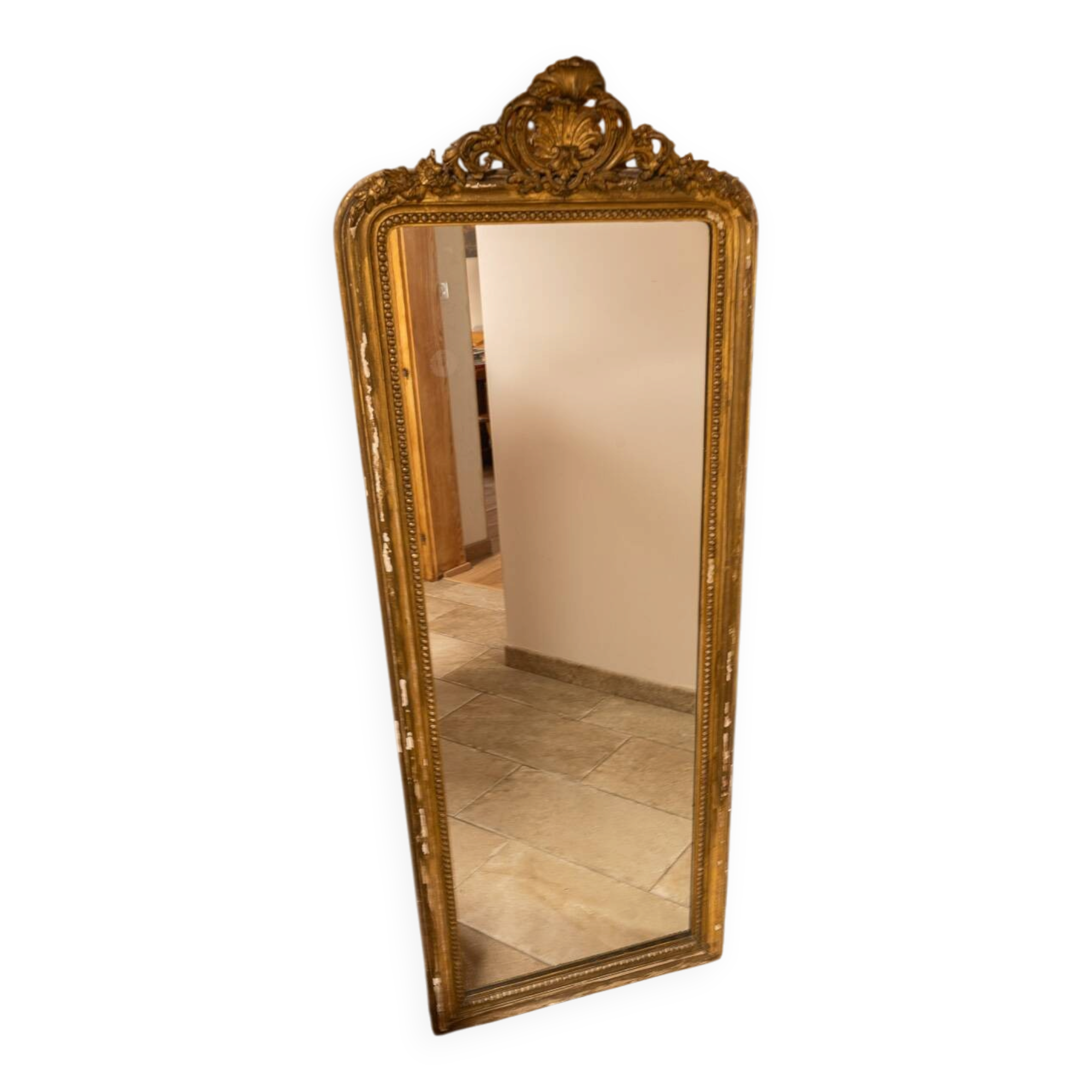 Large mirror - trumeau in Louis XV style, late 19th century