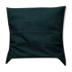 Dark green upcycled cushion cover in wool 45x45 cm