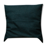 Dark green upcycled cushion cover in wool 45x45 cm