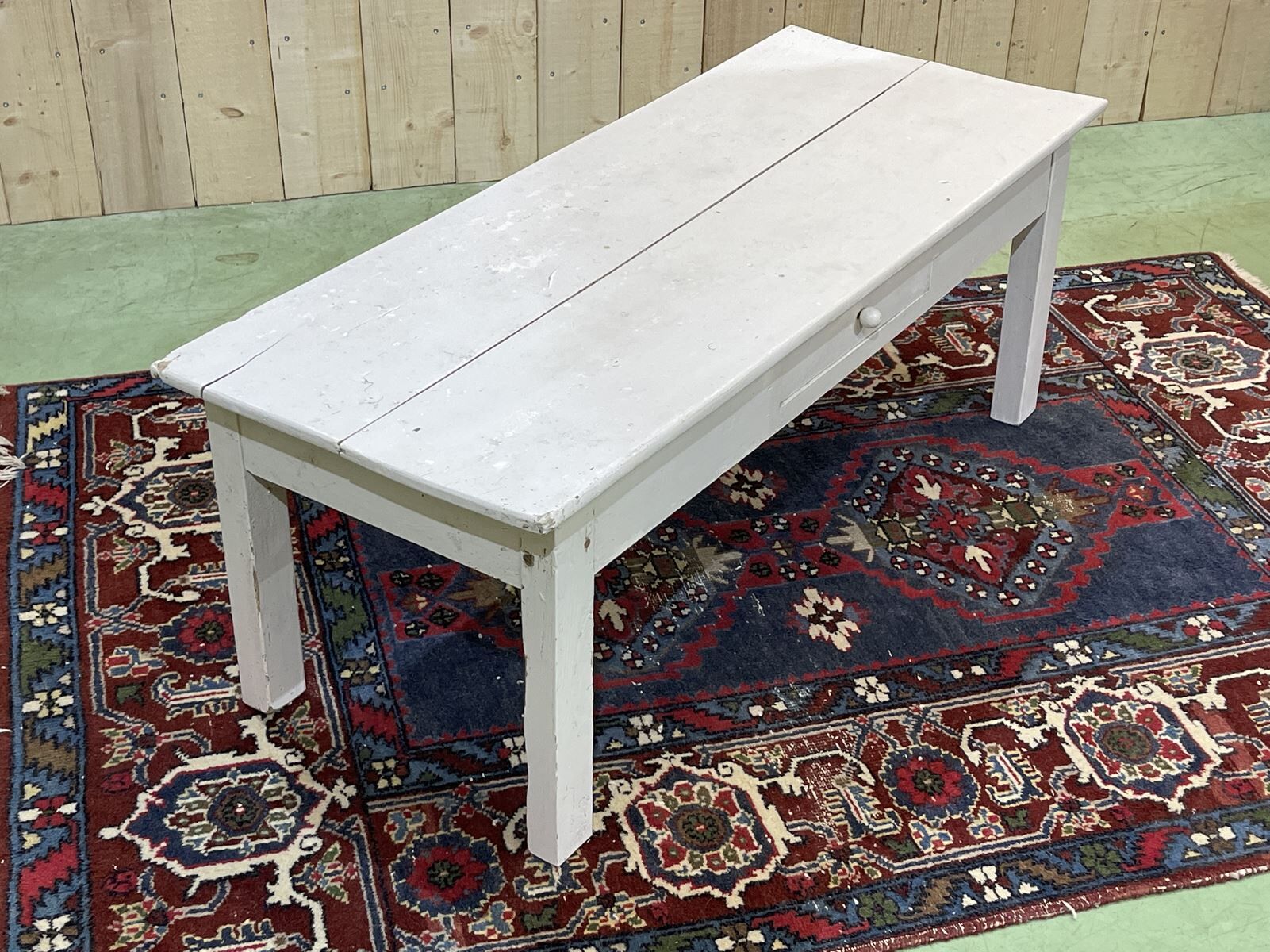 Fir coffee table - early twentieth century