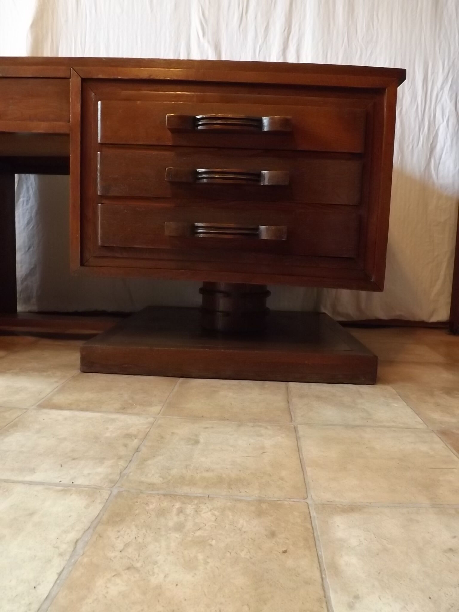 Desk oak art deco 1940