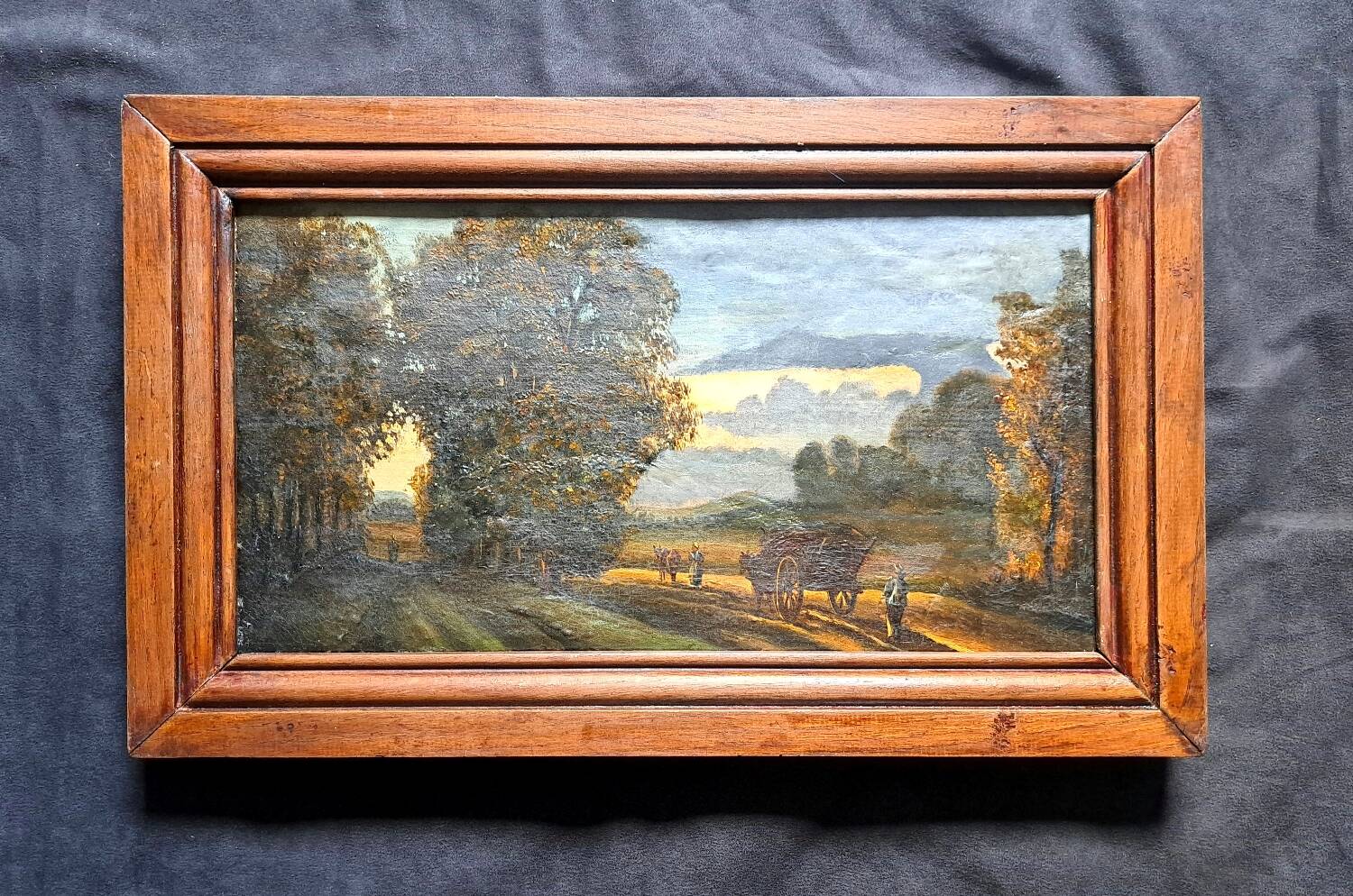 Impressionist painting - oil on canvas 1850 - HST French school