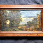 Impressionist painting - oil on canvas 1850 - HST French school