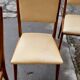 6 wooden chairs in the Italian design of the 19th century, Carlo de Carli