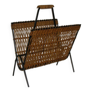 porte-revue rotin des