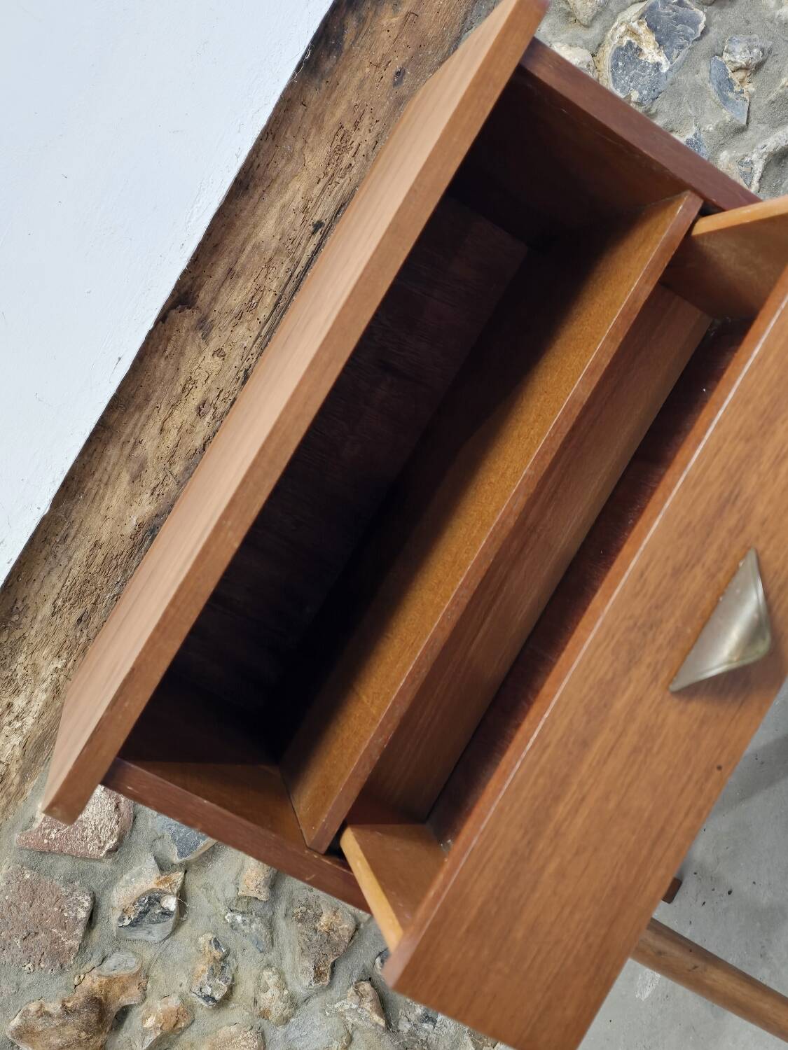 Scandinavian 1960s teak bedside table