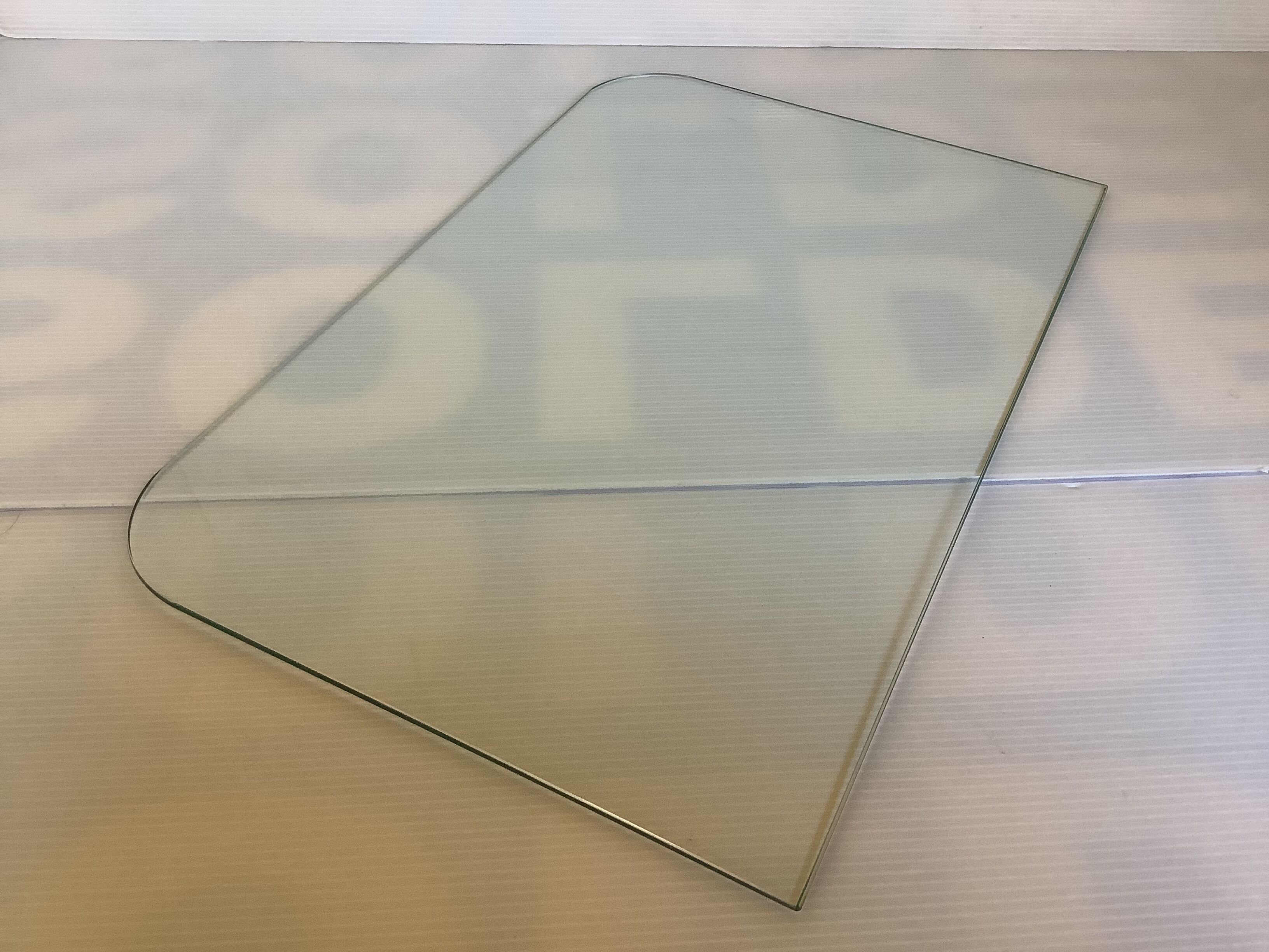 Old magazine holder chrome metal and glass