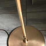 Floor lamp reading machine in vintage brass